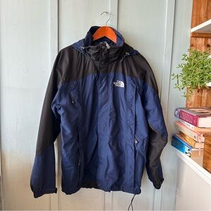 Vintage VTG 90’s The North Face Goretex Blue /Black Rain Jacket Men's M